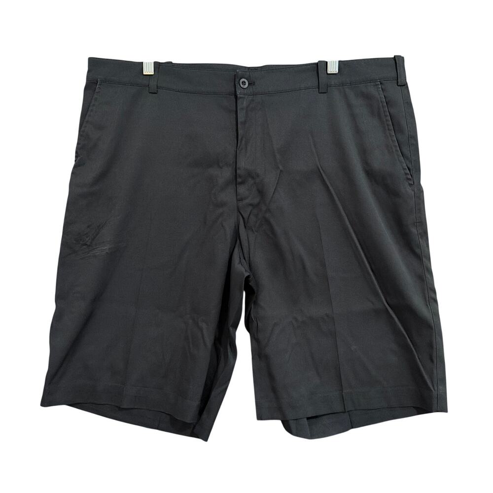 Nike Golf Mens Shorts Black Dri Fit Tour Performance Flat Front Stretch 38x10.5